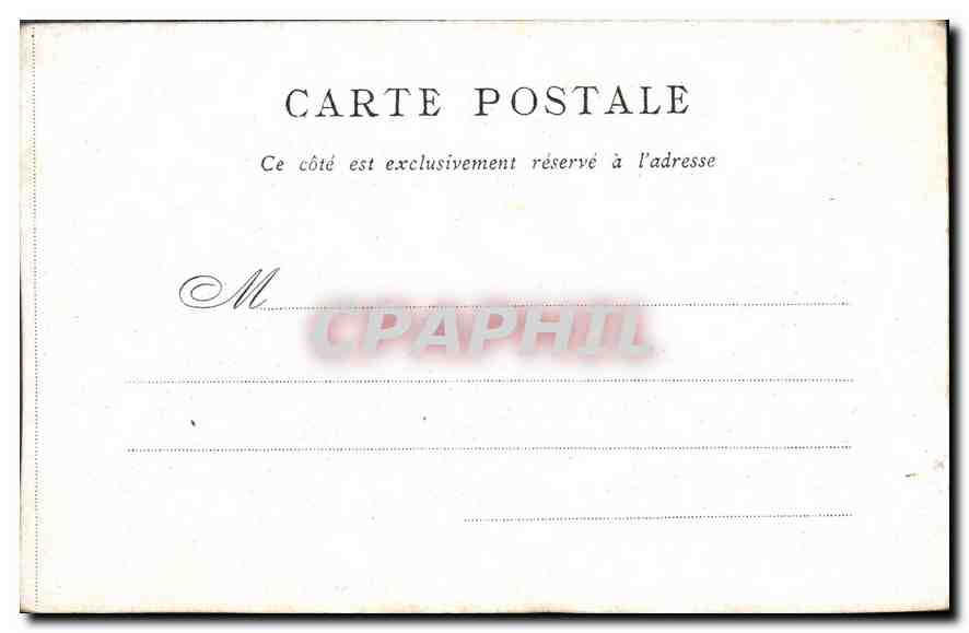 CPA Paris Pantheon — Verso