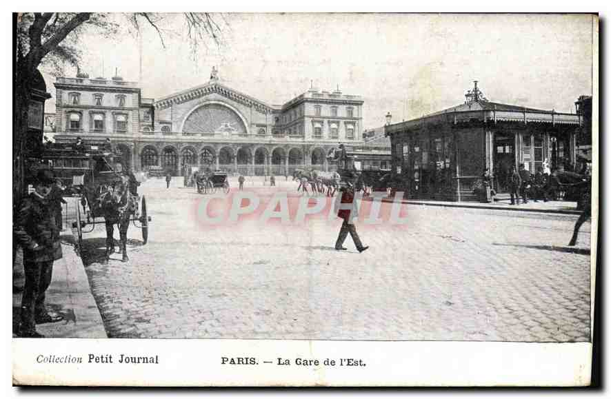 CPA Paris La Gare de l'Est