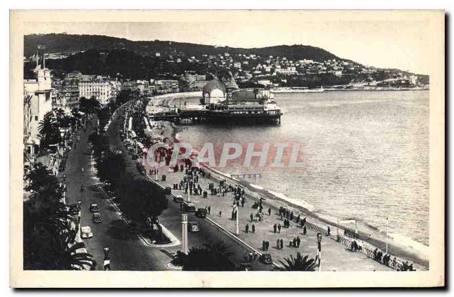 CPA Nice Le Mont Boron Le Promenade des Anglais 