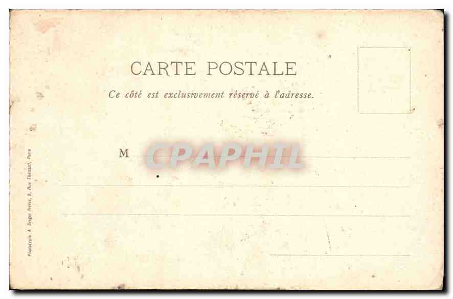 CPA L'Escarpolette  — Verso