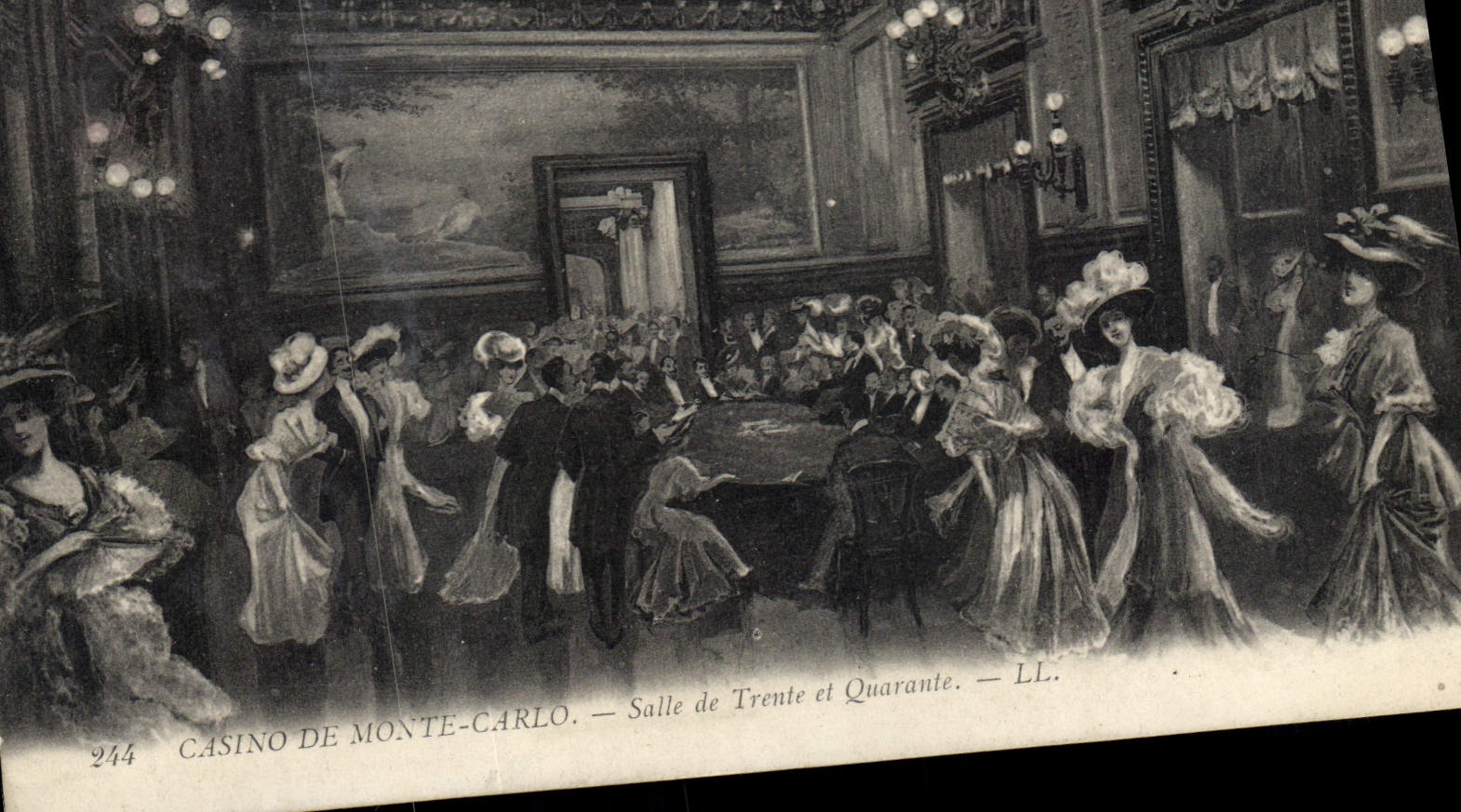 Casino de Monte-Carlo — Salle de Trente et Quarante — LL. — N° 244