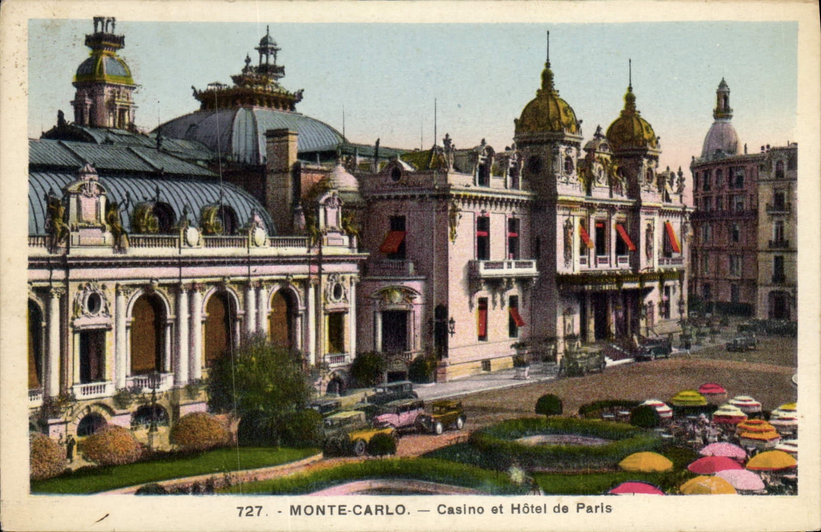 Monte-Carlo — Casino et Hôtel de Paris — L. Gilliatta, NICE, n°727