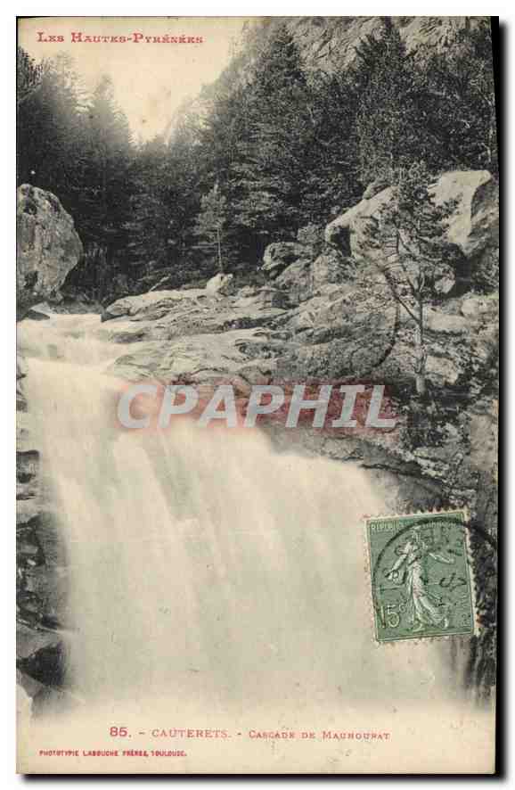 Cauterets - Cascade de Mauchourat — Phototypie Labouche Frères, Toulouse, n°85