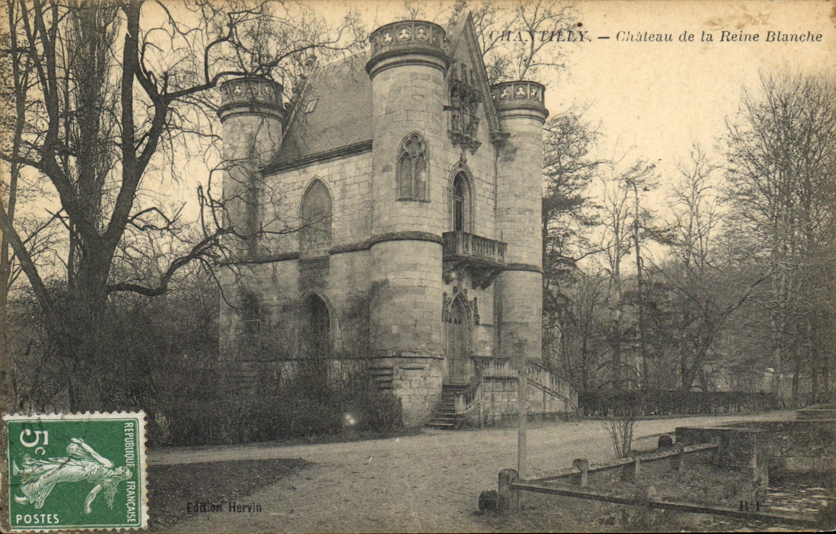CPA Chantilly Chateau de la Reine Blanche 
