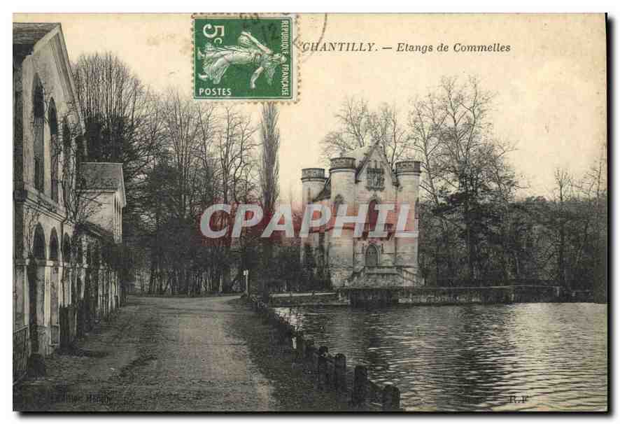 CPA Chantilly Etangs de Commelles 