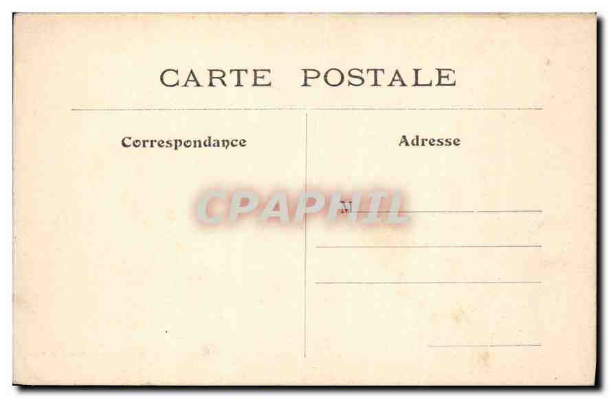 CPA Paris et ses Environs Chantilly Le Chateau Vue generale  — Rückseite