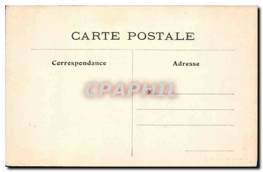 CPA Paris et ses Environs Chantilly Le Chateau Vue generale  — Rückseite