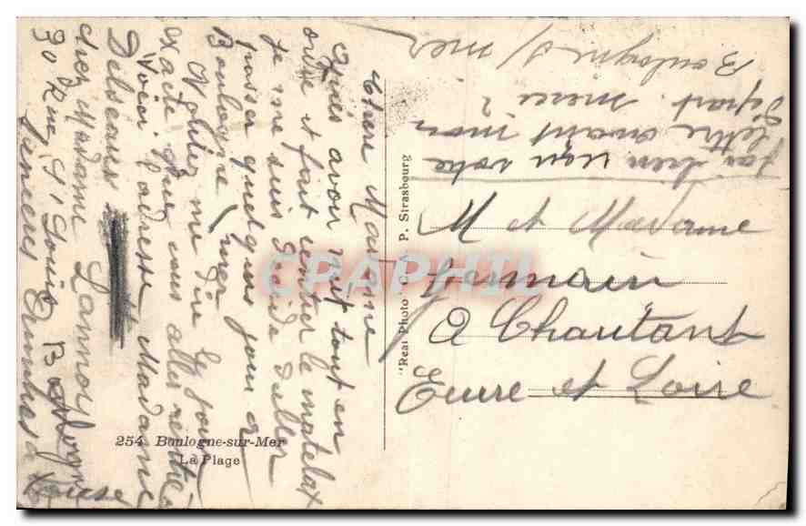 Boulogne-sur-Mer — plage animée — P. Strasbourg — Reverso
