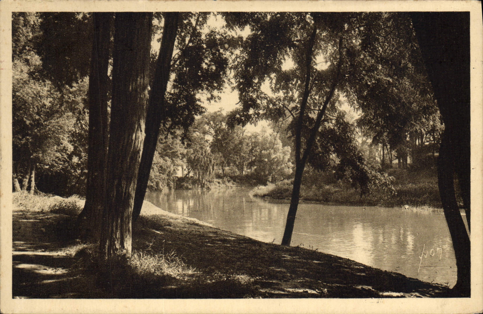 Les Bords de la Garonne au Parc Toulouse — Les Éditions d'Art Lyon