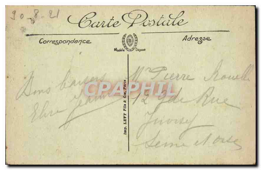 CPA Lourdes Vue sur la Basilique  — Verso