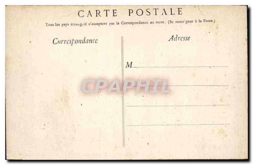 CPA Lourdes Funiculaire Debarcadere  — Verso