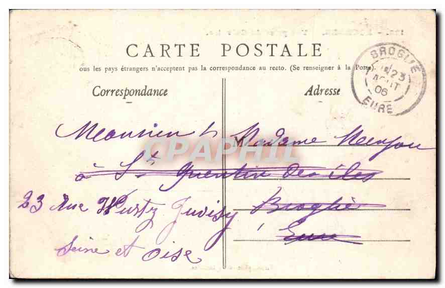 CPA Lourdes Vue prise du Calvaire  — Verso