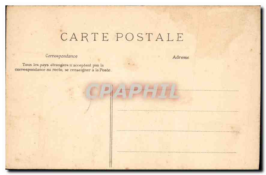 CPA Pont de Neige de Gavarnie  — Verso