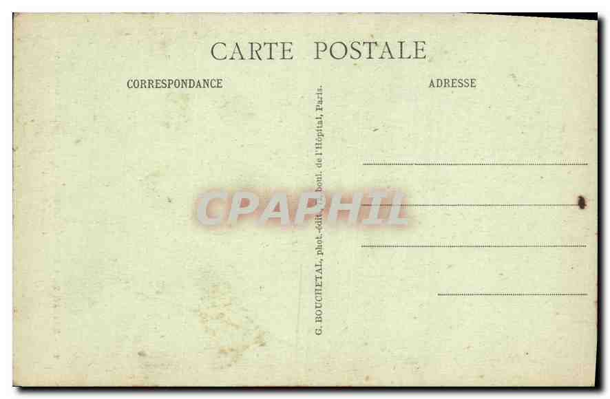 Cosette (Les Misérables) — Maison de Victor Hugo (Musée) — Émile Bayard, n°27 — Rückseite