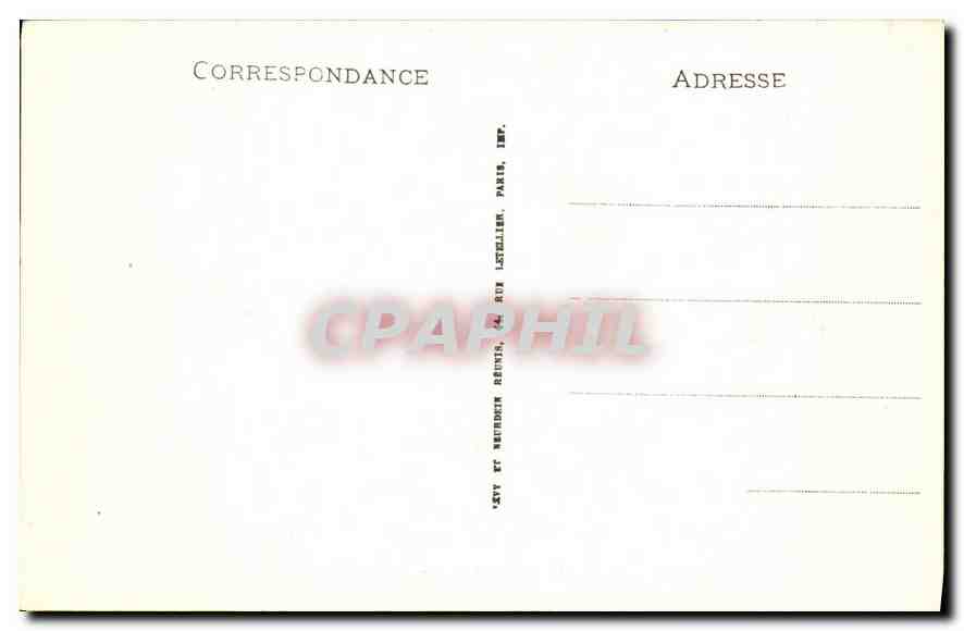 Lac d'Annecy — Menthon — L'arrivée du bateau — LL. n° 438 — Verso