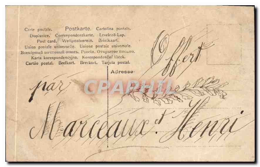 CPA Fantaisie Enfant — Rückseite