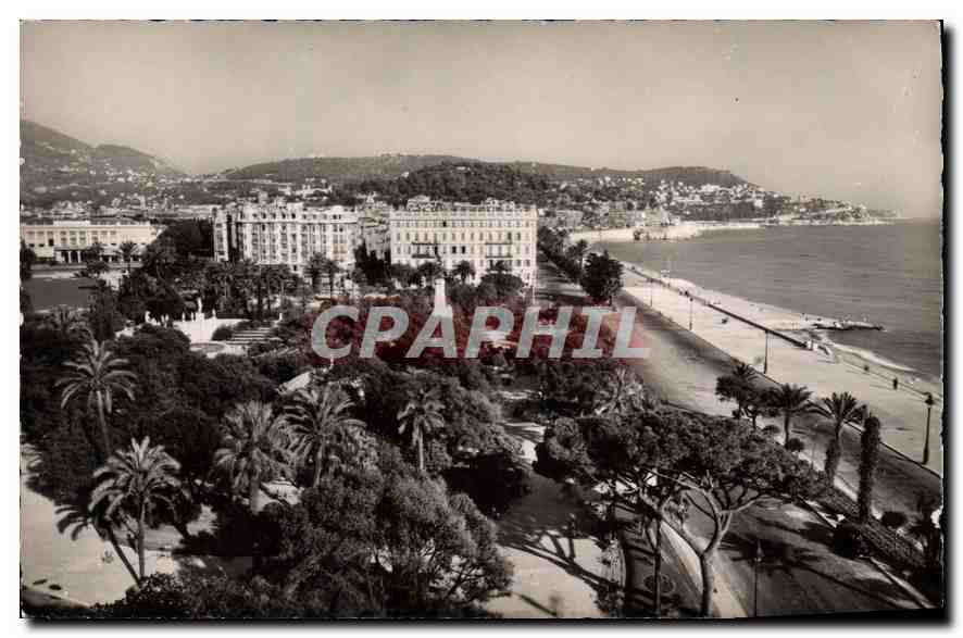 CPA La Cote d'Azur Nice les jardins Albert I 