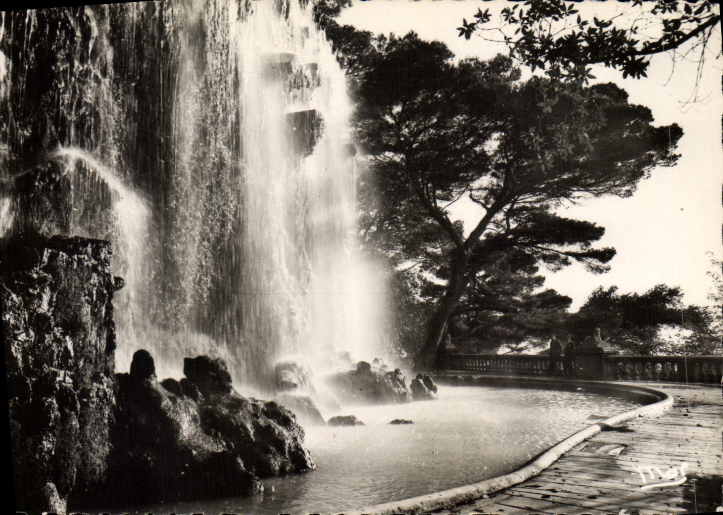 CPA La Cote d'Azur Nice la Cascade du chateau 