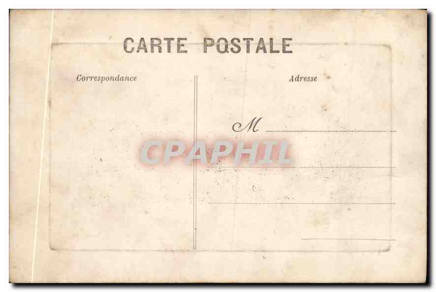 CPA Avignon vue generale du palais des Papes  — Rückseite