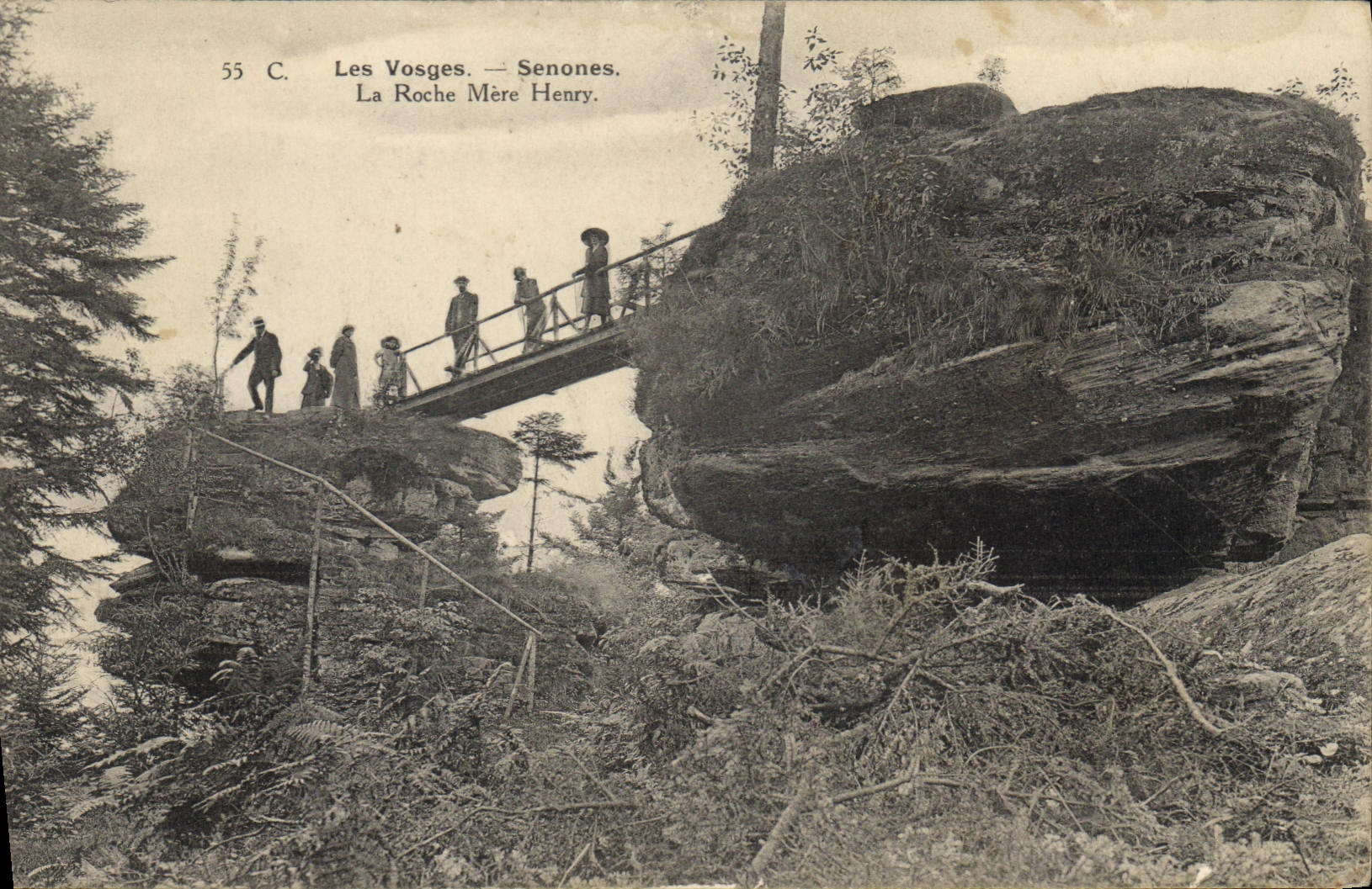 CPA Les Vosges Senones la Roche Mere Henry 