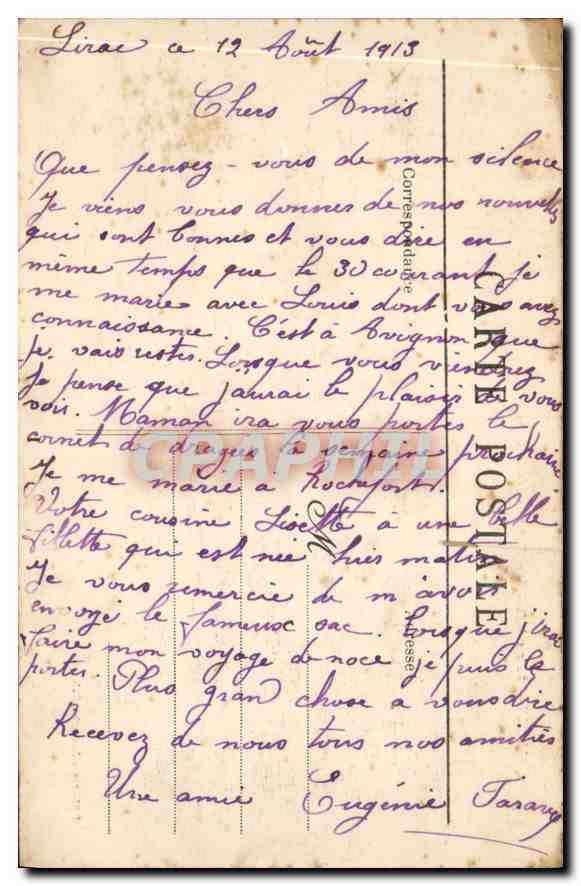 CPA Avignon entree de la ville prise de la Gare  — Rückseite
