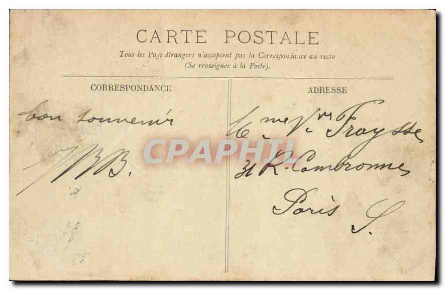 Nice — Allée des palmiers au château — LL. n°275 — Rückseite
