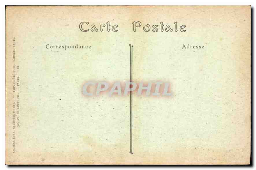 CPA Cannes Boulevard de la Croisette et la Plage  — Rückseite