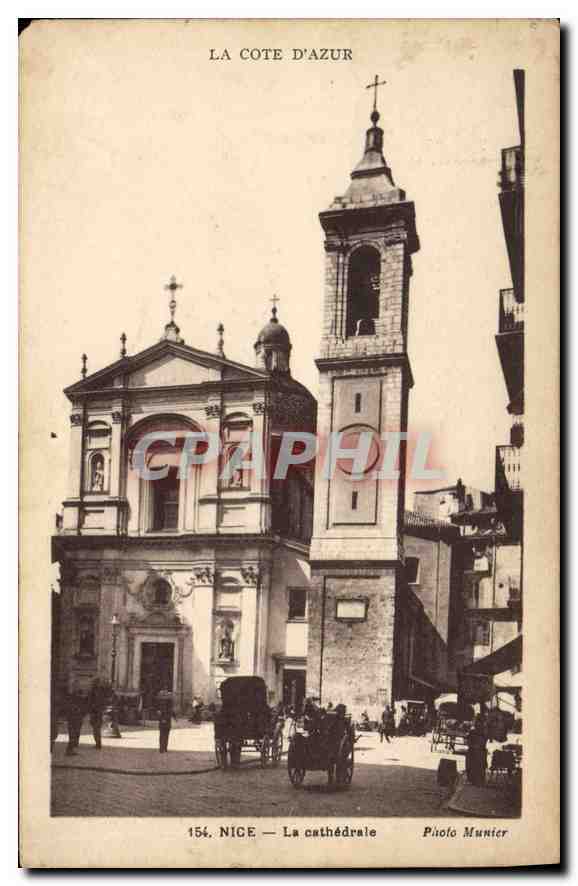 CPA La Cote d'Azur Nice La Cathedrale 