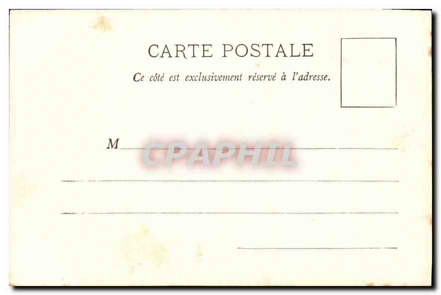 CPA Branches d'Orangers  — Rückseite