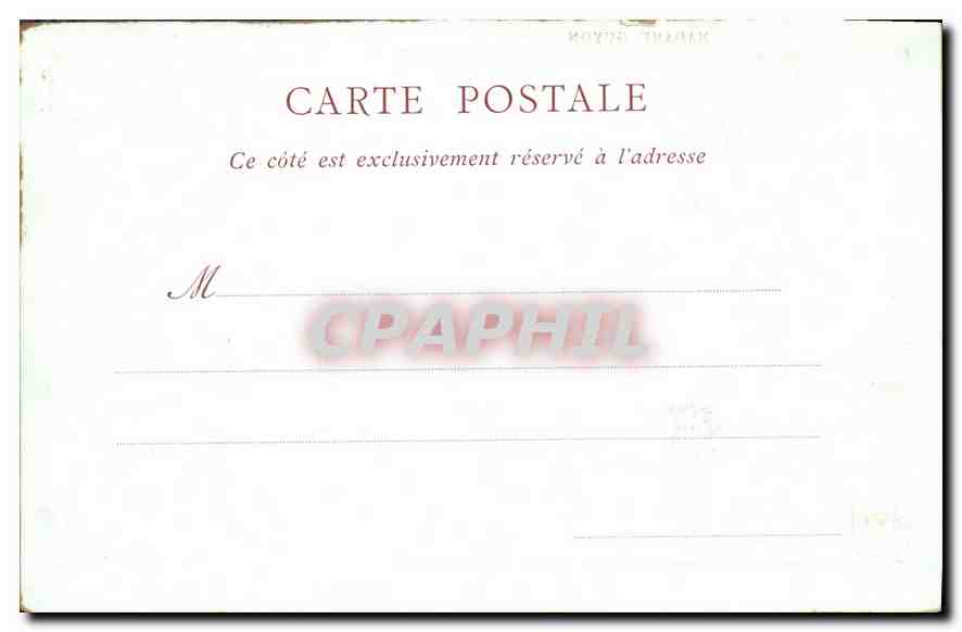 CPA Madame Guyon une Rupture  — Verso