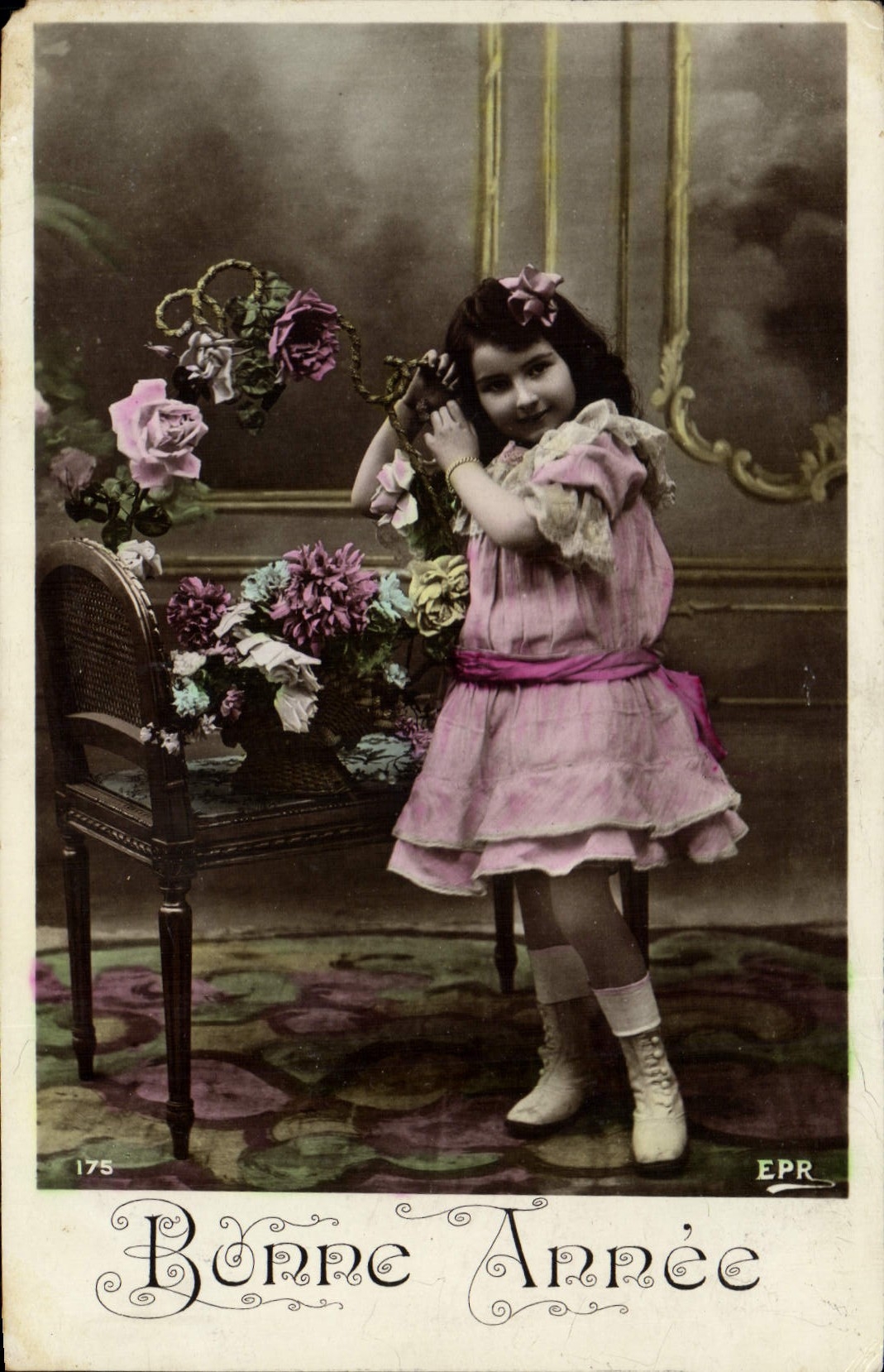 CPA Bonne Annee Enfant