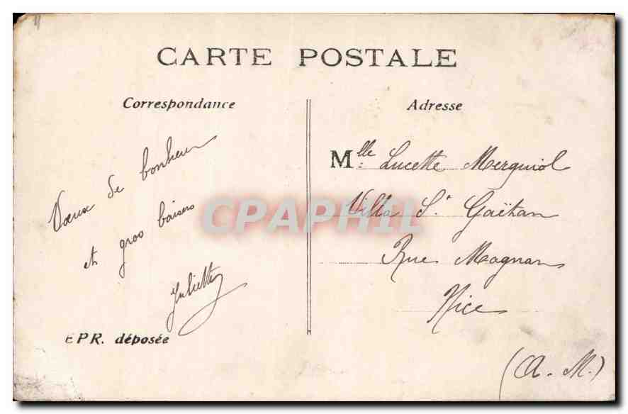 CPA Bonne Annee Enfant — Rückseite