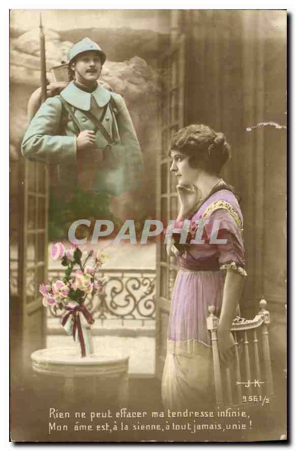 CPA Fantaisie Femme Soldats