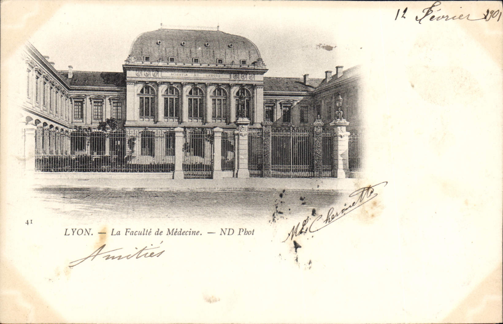 CPA Lyon la Faculte de Medecine 