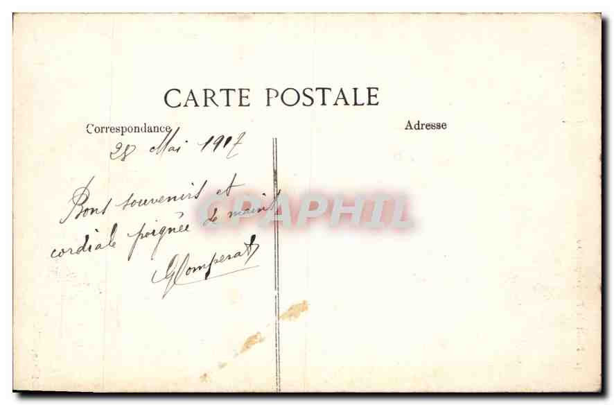 Bosque de Fontainebleau — La Dame-Jane, Roche d'Avon — Editor SAVON, n°4 — Reverso