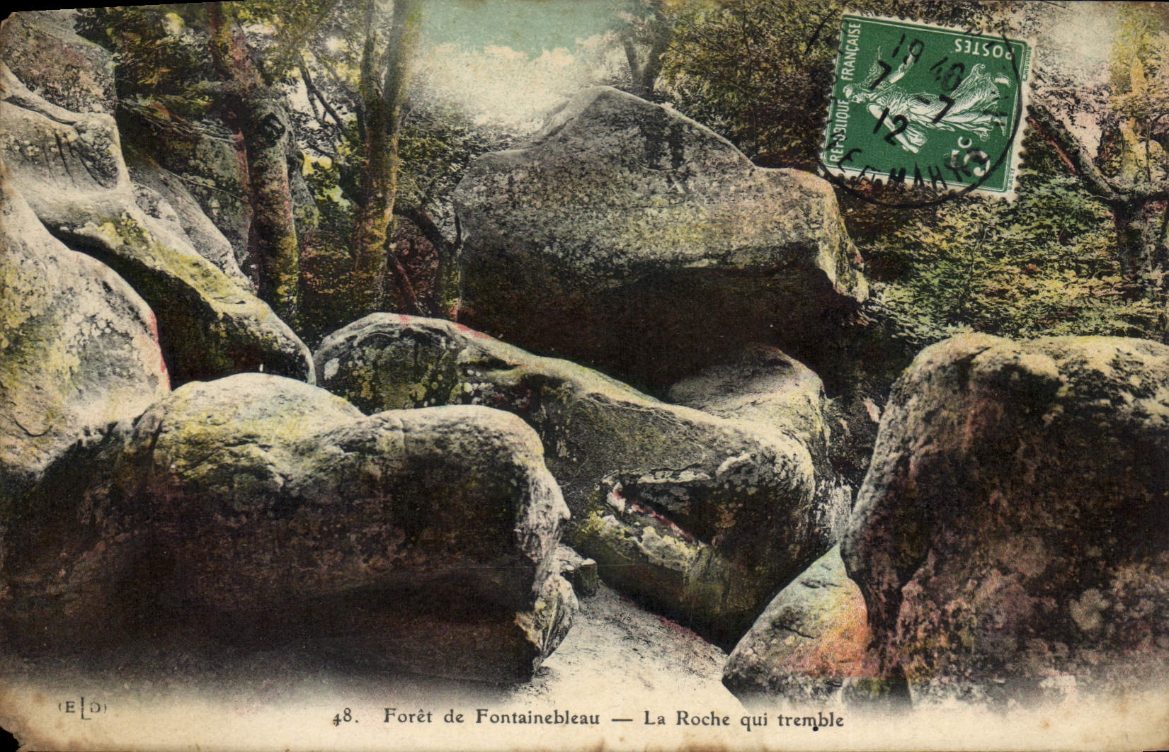 Forêt de Fontainebleau — La Roche qui tremble — ELD, n°48