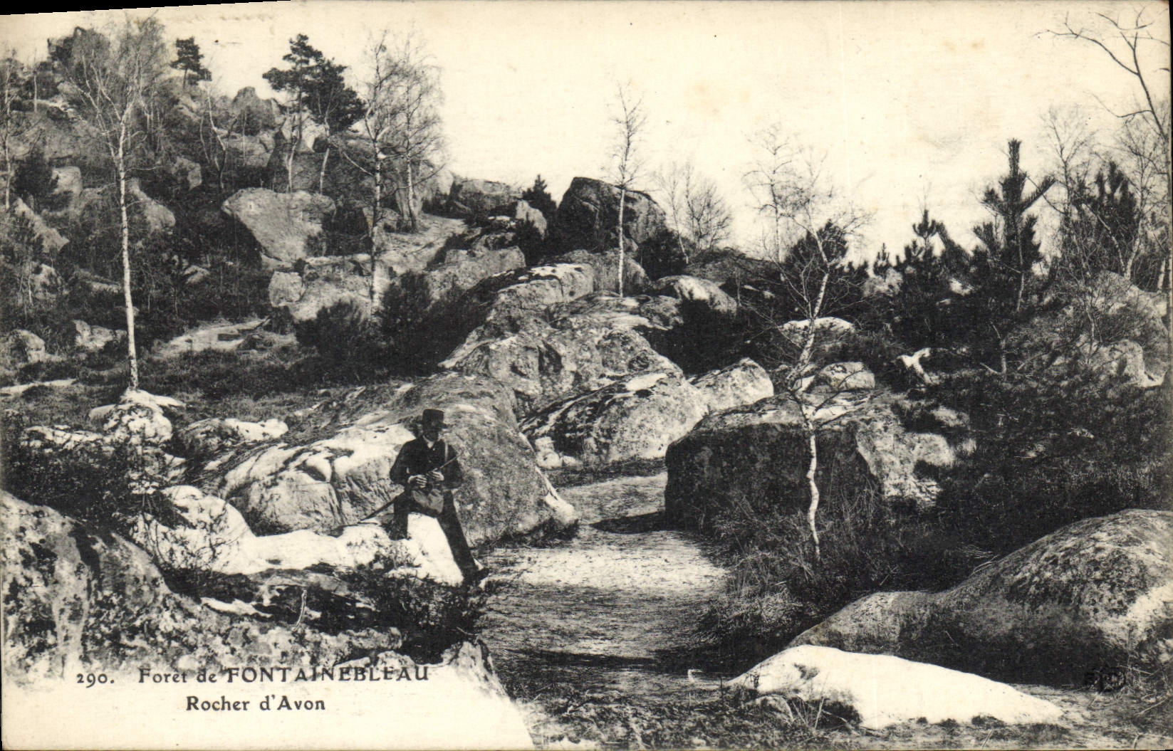 Forêt de Fontainebleau — Rocher d'Avon — Éditeur non identifié, n° 290