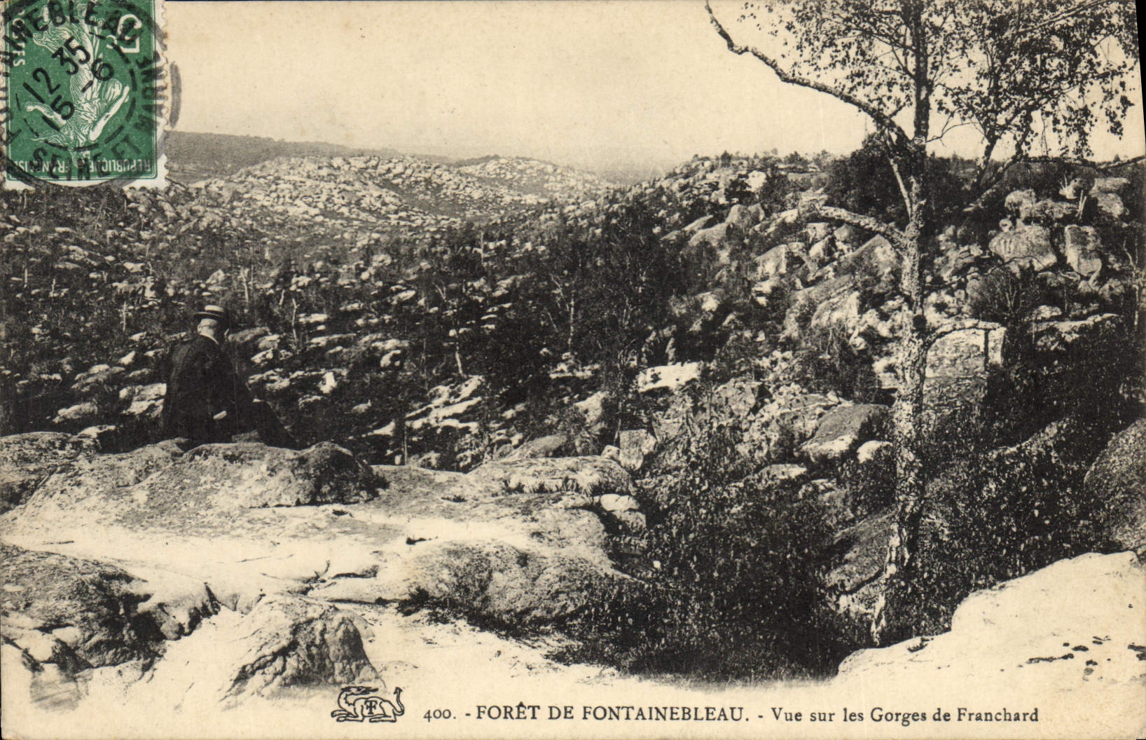 Forêt de Fontainebleau — Vue sur les Gorges de Franchard — Éditeur : 400