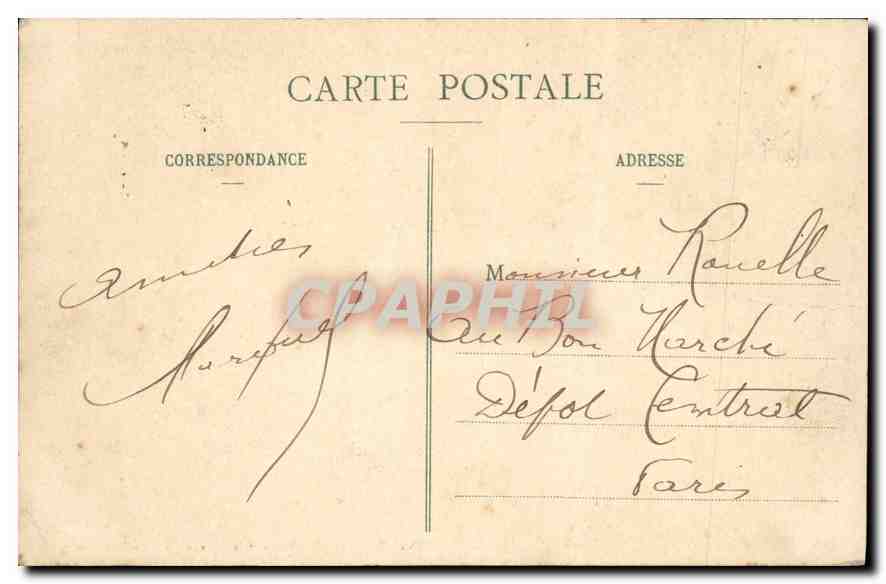 Forêt de Fontainebleau — Vue sur les Gorges de Franchard — Éditeur : 400 — Verso