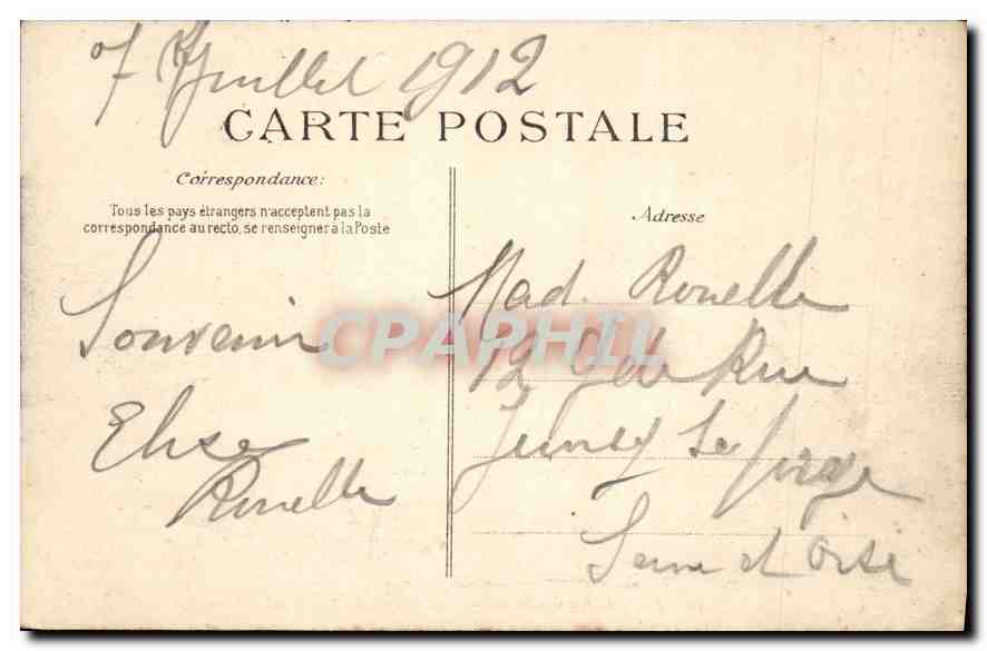 Forêt de Fontainebleau — Les Gorges de Franchard — E.D. éditeur — Verso