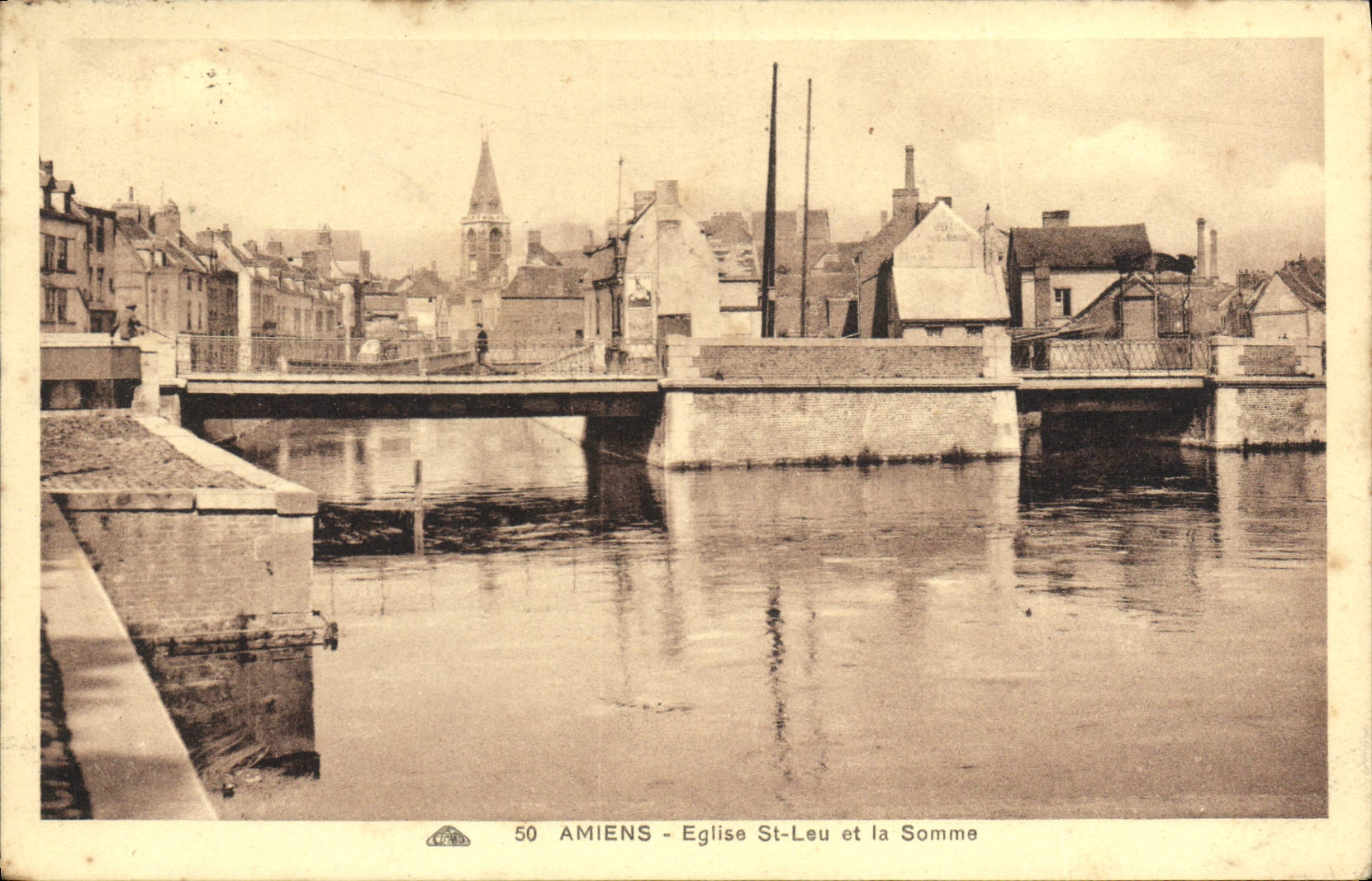Amiens - Église St-Leu et la Somme — éditeur Amiens, n° 50