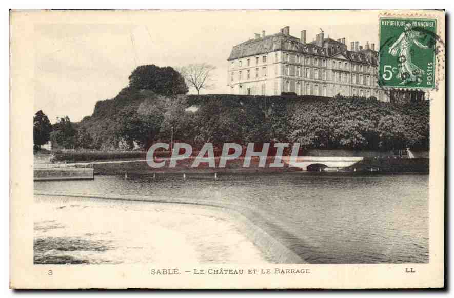 CPA Sable le chateau et le Barrage 