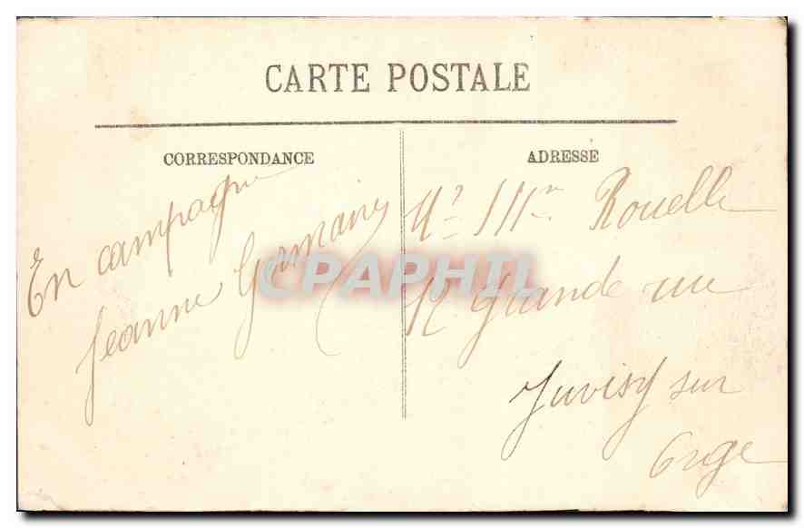 CPA Sable le chateau et le Barrage  — Rückseite