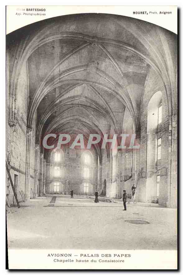 CPA Avignon palais des Papes chapelle haute du Consistoire 