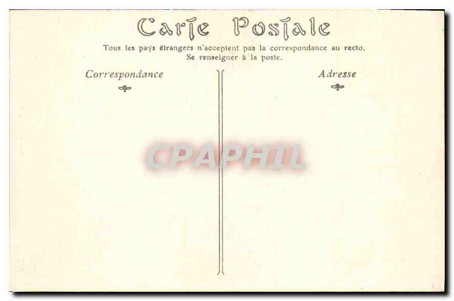 CPA Avignon la cathedrale Notre Dame des Doms par Pradier  — Rückseite