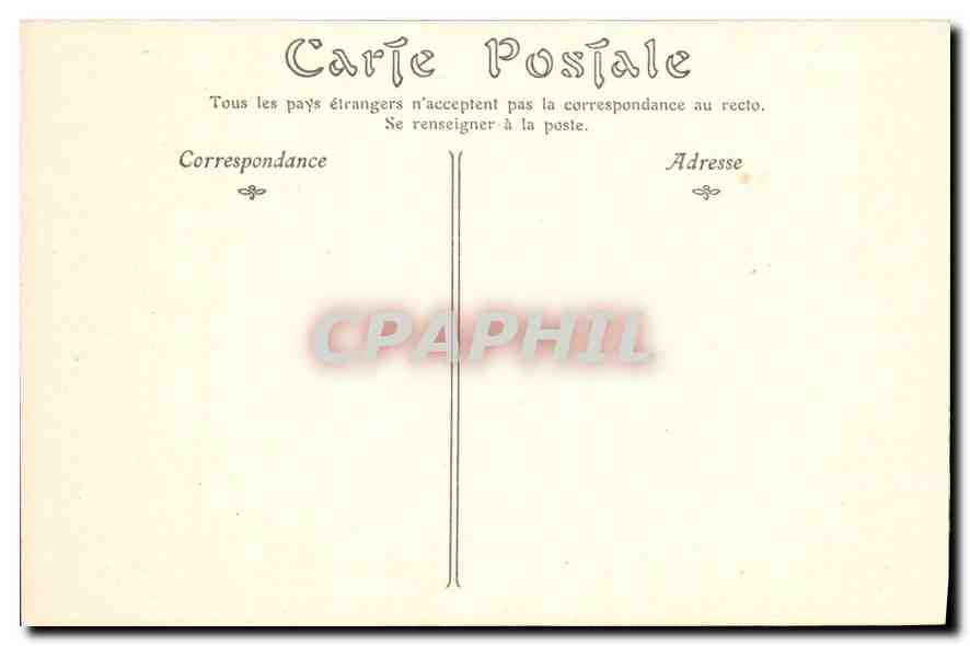 CPA Cite de Carcassonne les avant portes de l'Aude  — Rückseite