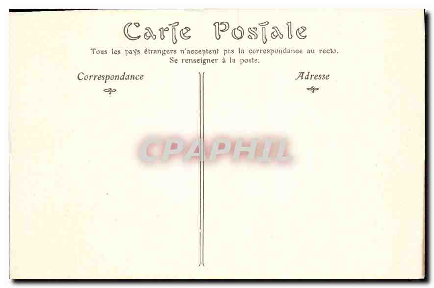 CPA Cite de Carcassonne les tours Visigoth et de l'Inquisition  — Verso