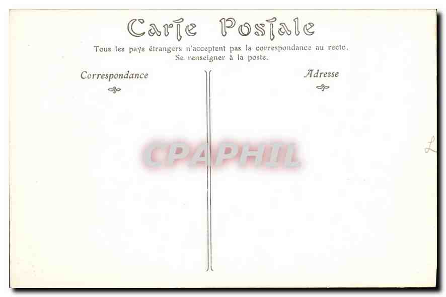Cité de CARCASSONNE — Les Fossés, Côté est — Éditeur inconnu, n° 143 — Reverso