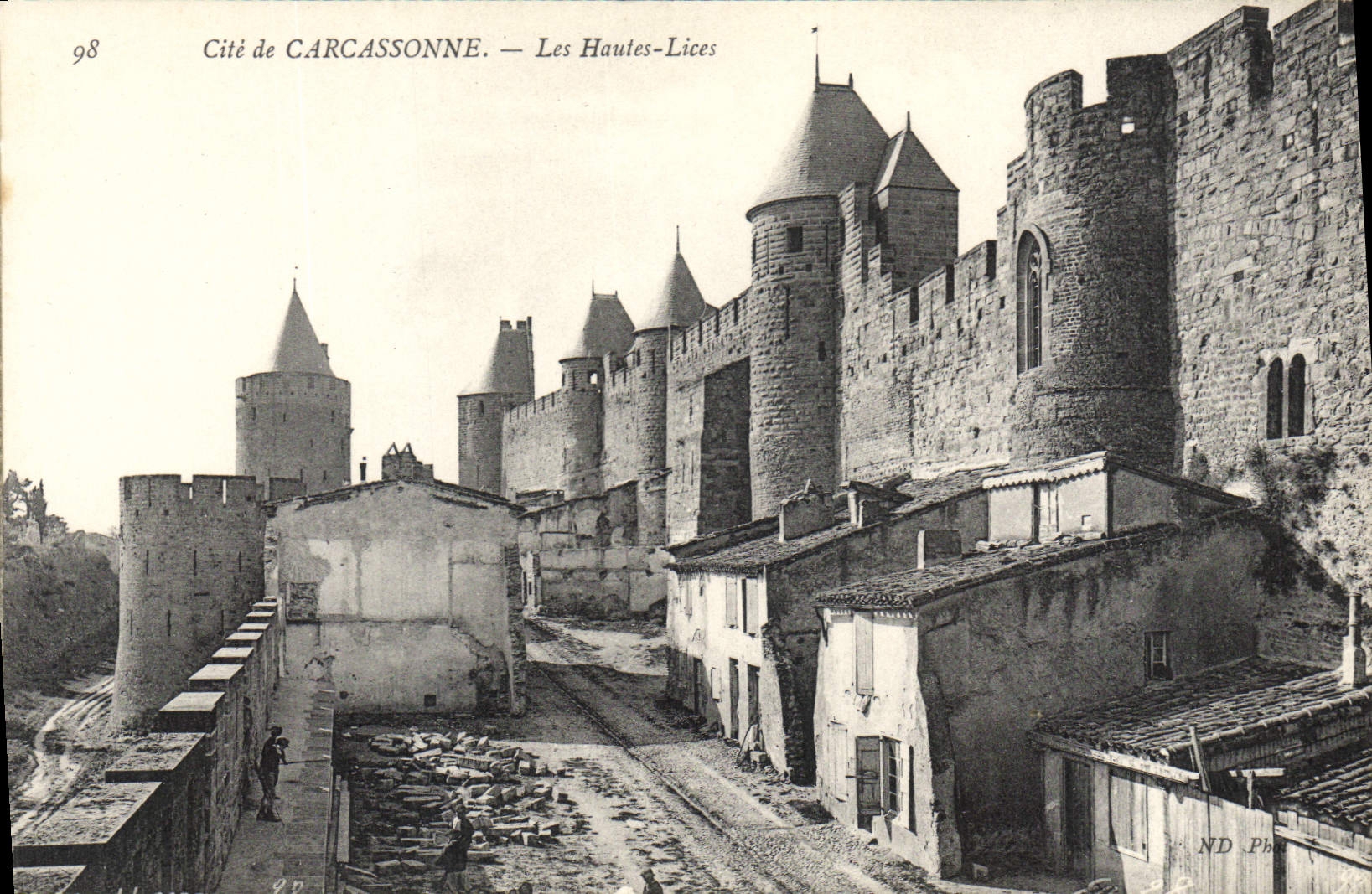 CPA Cite de Carcassonne les Hautes Lices 