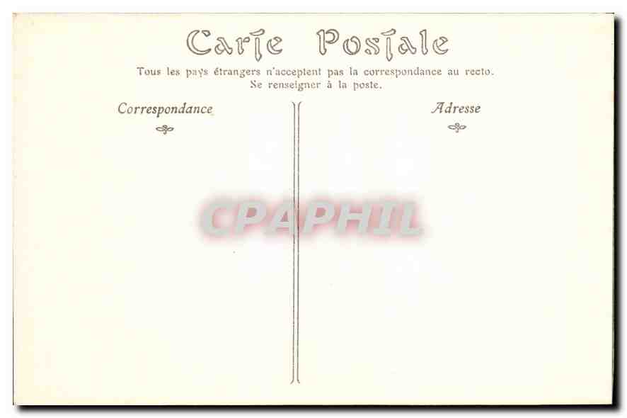 CPA Cite de Carcassonne les Hautes Lices  — Verso